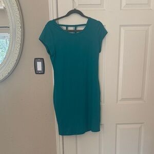 Hot Kiss Teal Mini Dress